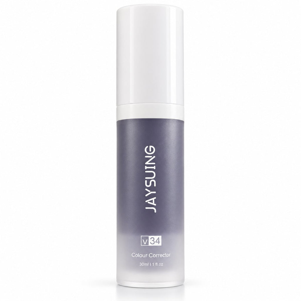 VioBright purple colour corrector, 30ml pump bottle on a white background