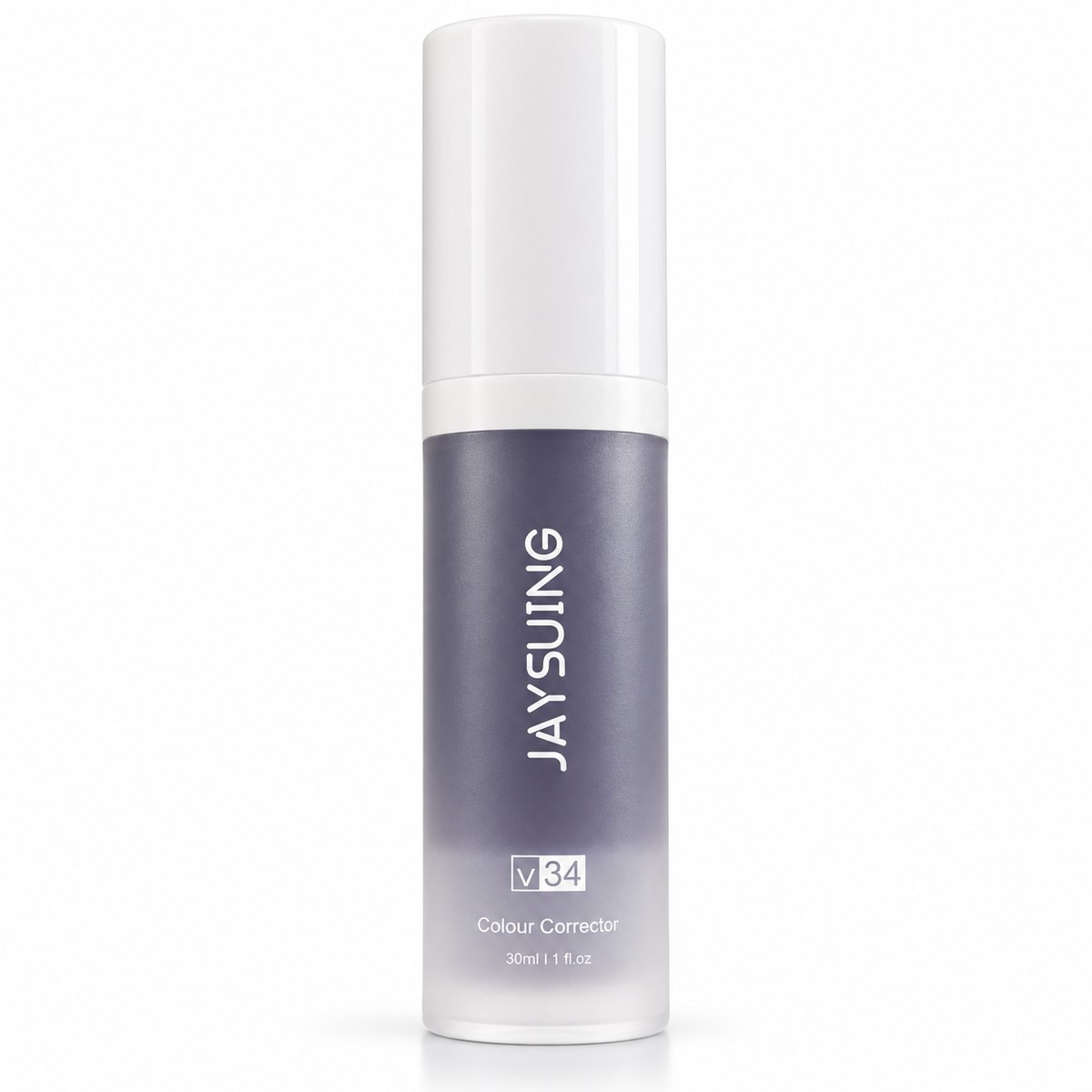 VioBright purple colour corrector, 30ml pump bottle on a white background